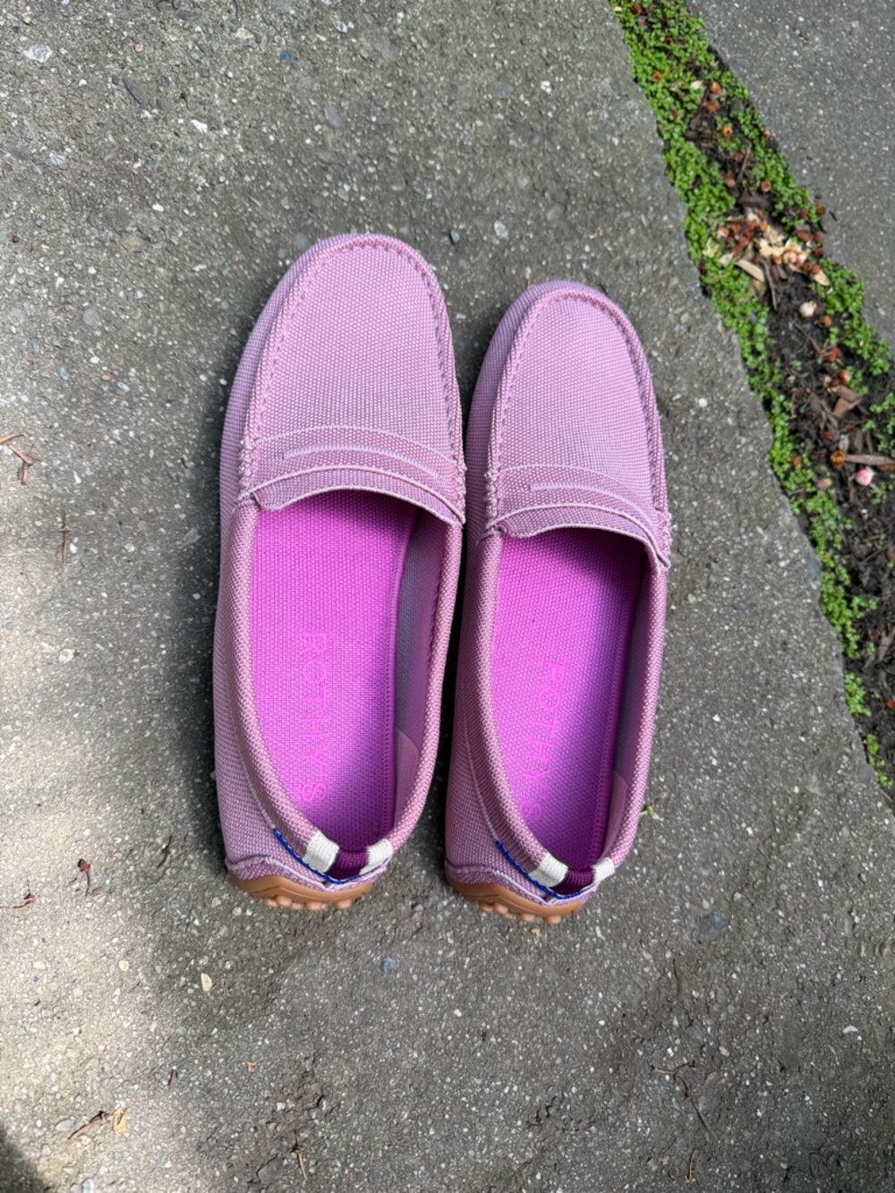 Rothy's Dusty Rose Pink Slip-On Loafers - Picture 2 of 12
